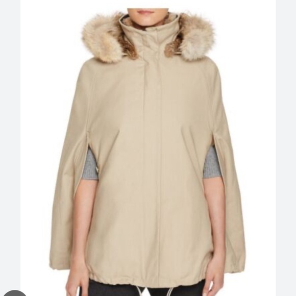 Theory Jackets & Blazers - Theory real fur lined florenna cape one size